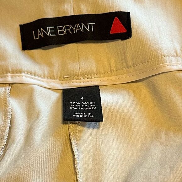 Lane Bryant Khaki Pants Woman’s Plus Size 4 - Picture 4 of 8